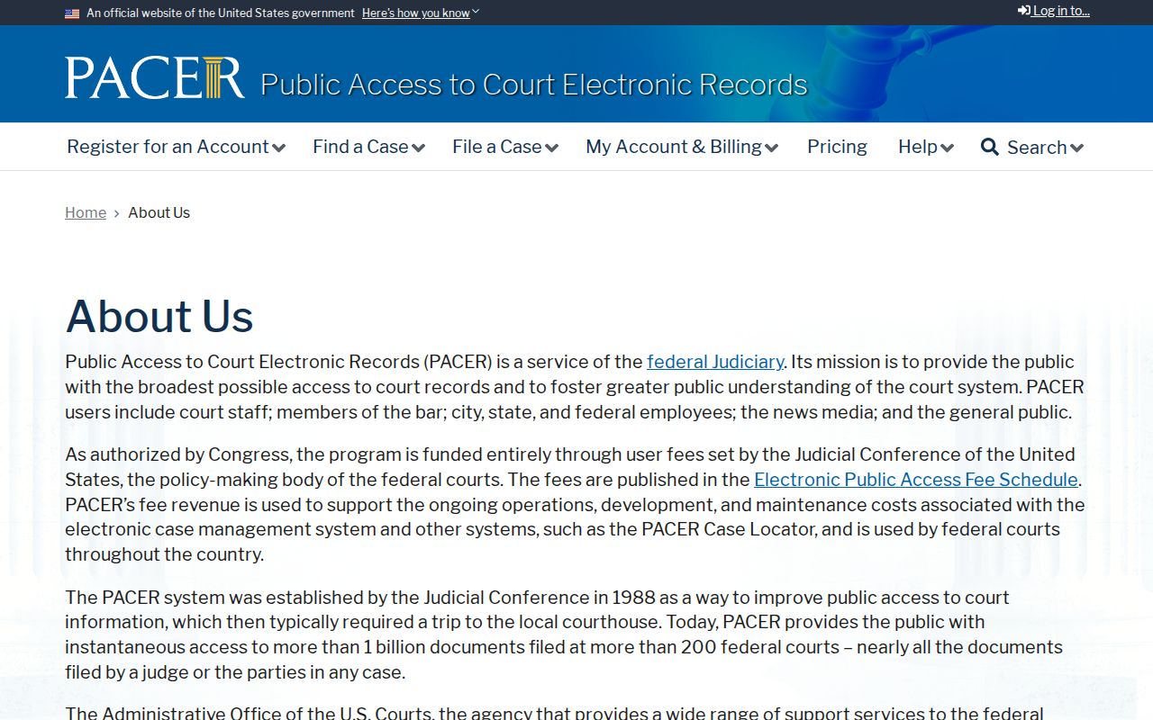 Federal docket access boundary for Cherokee County warrant records
